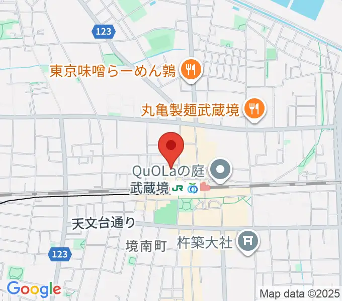 武蔵野スイングホールの地図