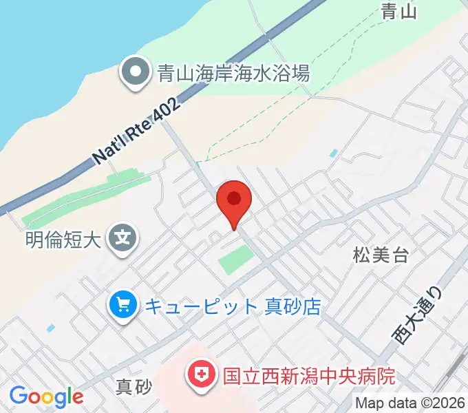 ギターショップイシヤマの地図