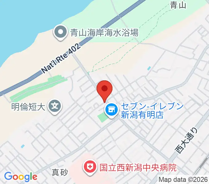ギターショップイシヤマの地図