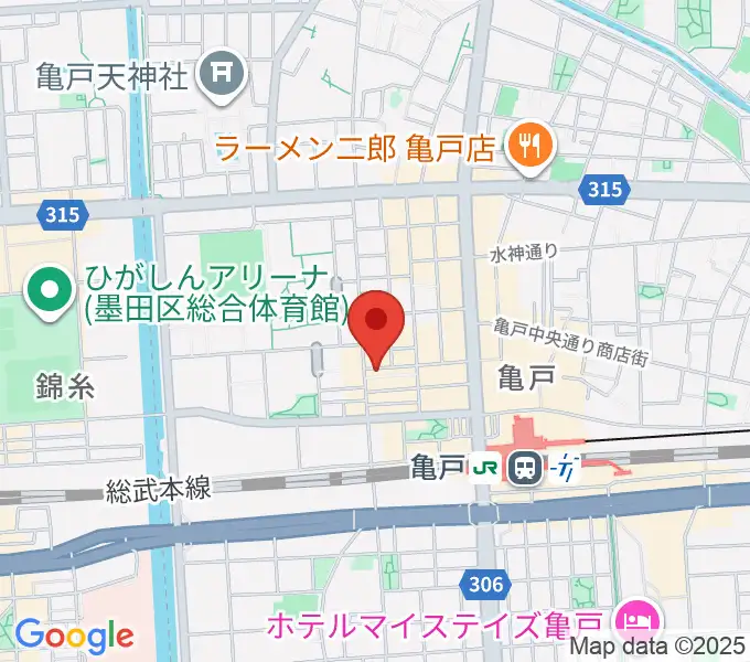 [移転]ミュージックラウンジバーン[亀戸]の地図