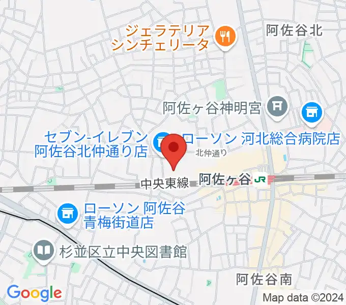 名曲喫茶ヴィオロンの地図