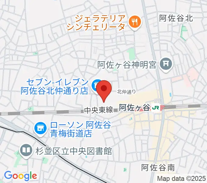 名曲喫茶ヴィオロンの地図
