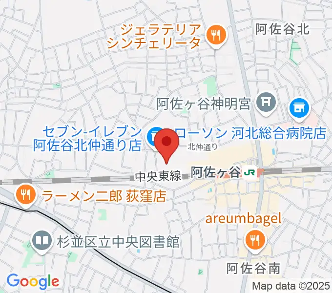 名曲喫茶ヴィオロンの地図