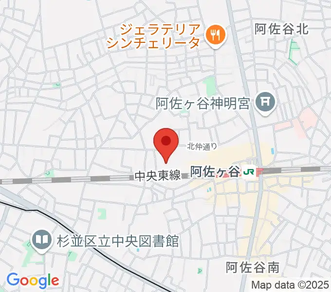 名曲喫茶ヴィオロンの地図