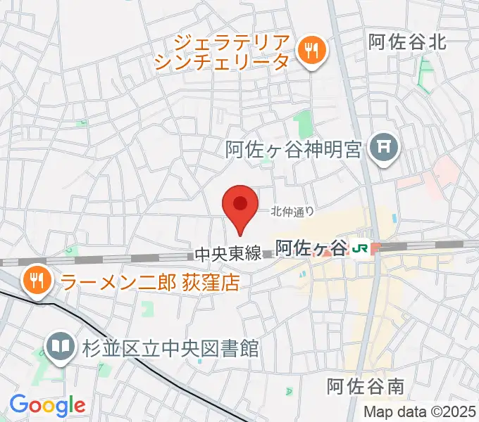 名曲喫茶ヴィオロンの地図