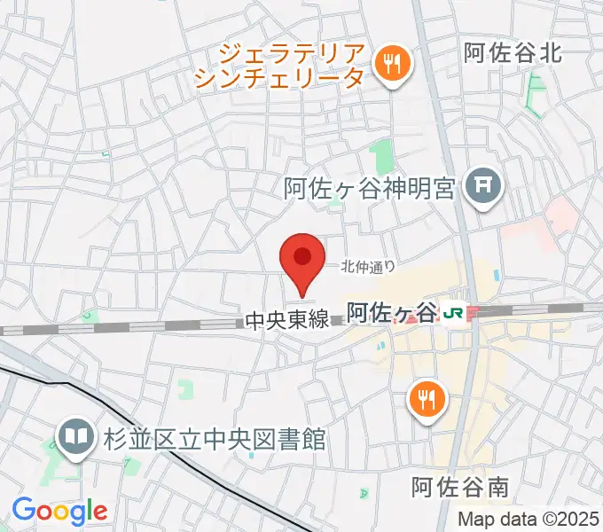 名曲喫茶ヴィオロンの地図