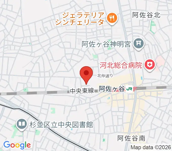 名曲喫茶ヴィオロンの地図