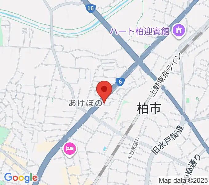 柏アライブの地図