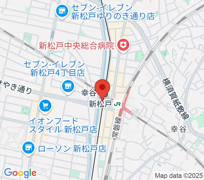 新松戸FIREBIRDの地図
