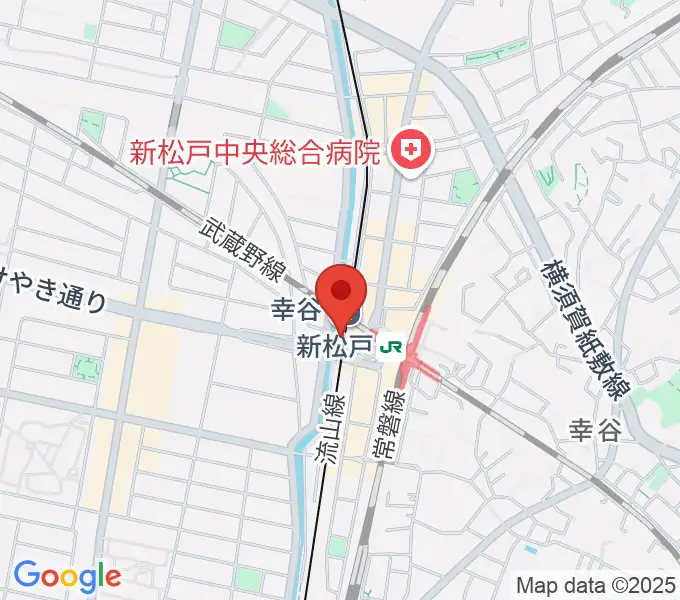 新松戸FIREBIRDの地図