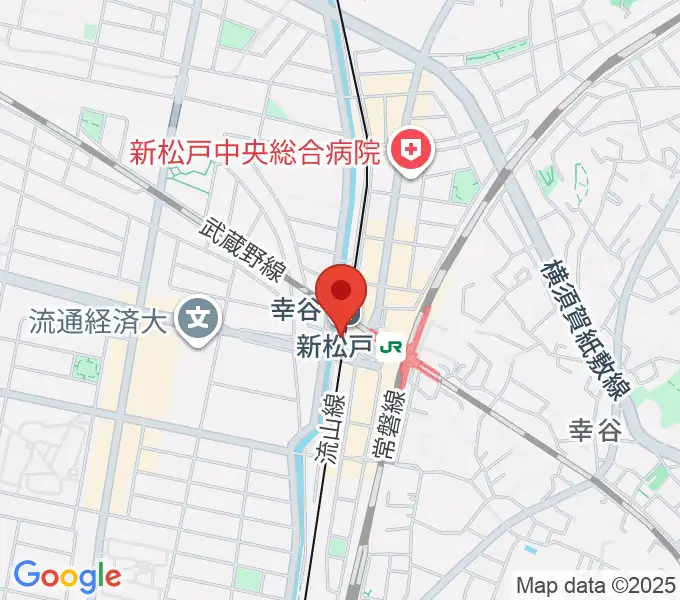 新松戸FIREBIRDの地図