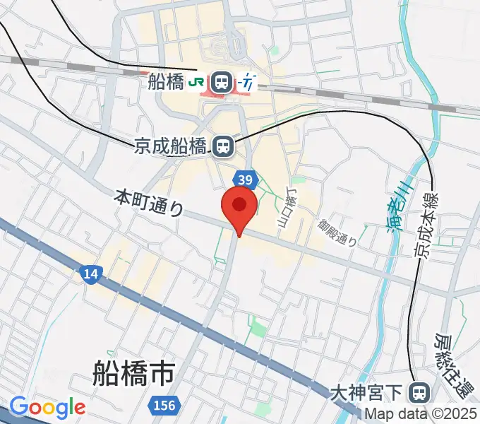 うたごえライブハウスゴリの地図