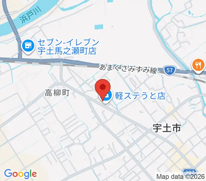 リップレコードボイストレーニング教室の地図