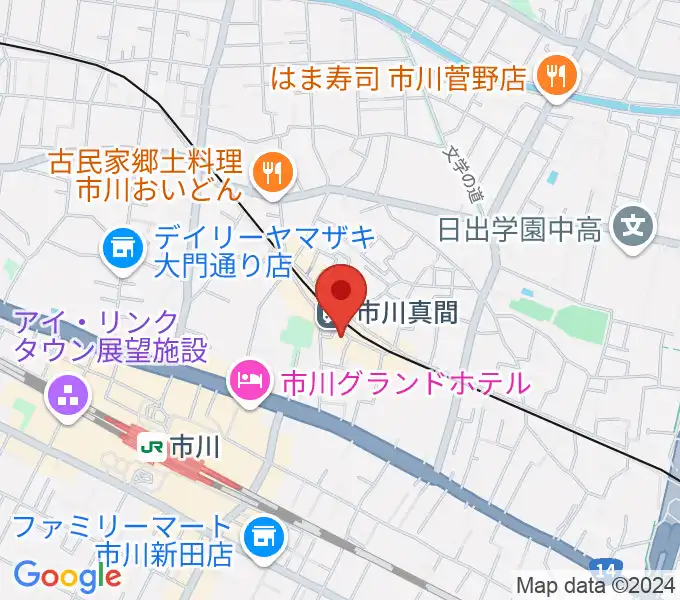 アルマナックハウスの地図