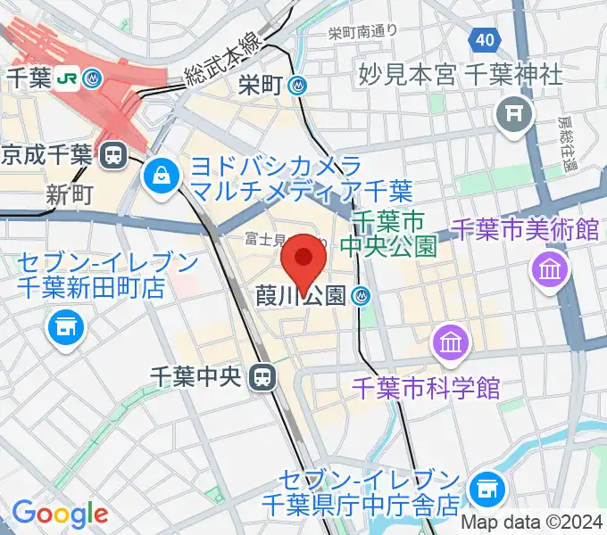 エイティワンクラブの地図