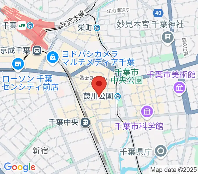 エイティワンクラブの地図