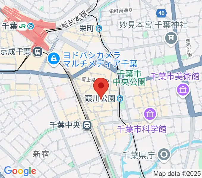 エイティワンクラブの地図