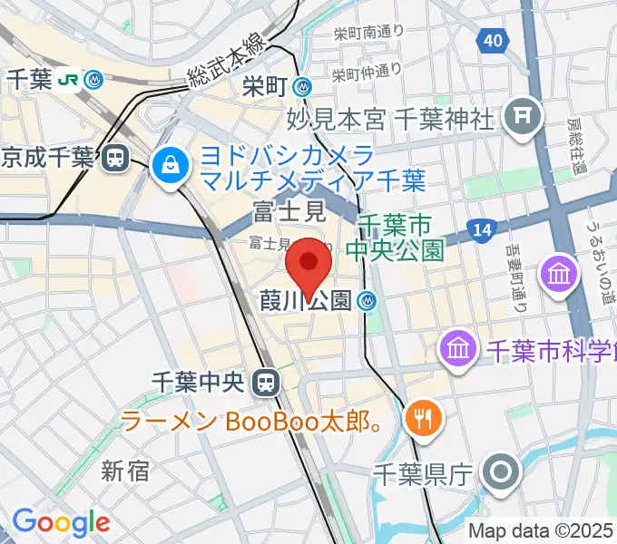 エイティワンクラブの地図