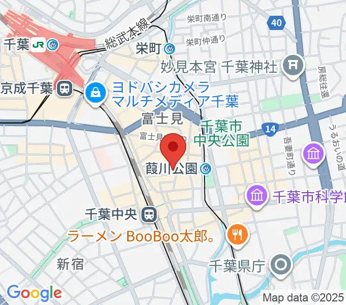 エイティワンクラブの地図