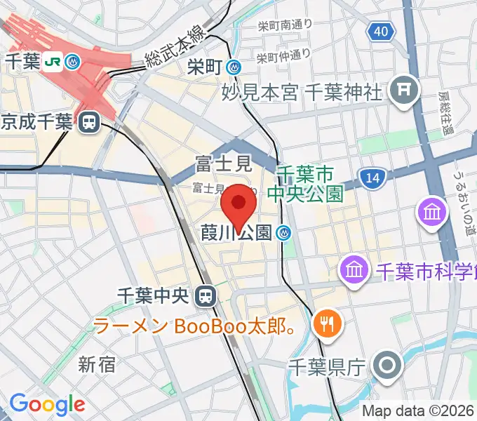 エイティワンクラブの地図