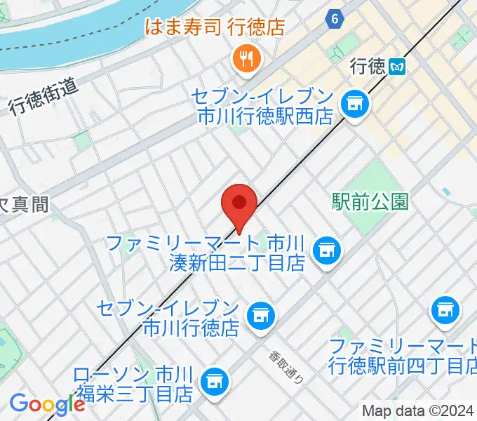 ホットハウスの地図