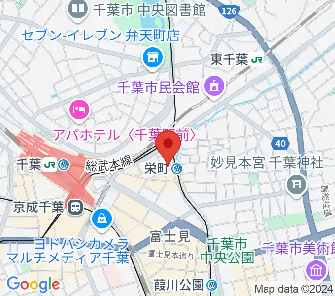 千葉LOOKの地図