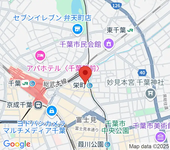 千葉LOOKの地図