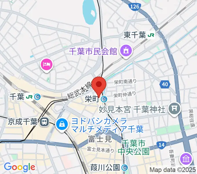 千葉LOOKの地図