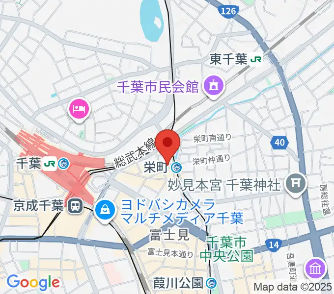 千葉LOOKの地図