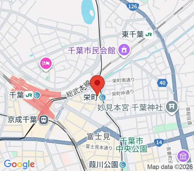千葉LOOKの地図