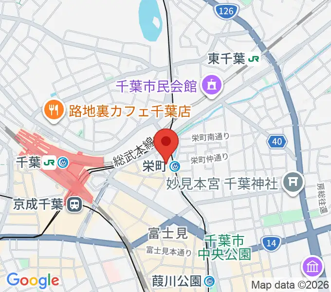 千葉LOOKの地図