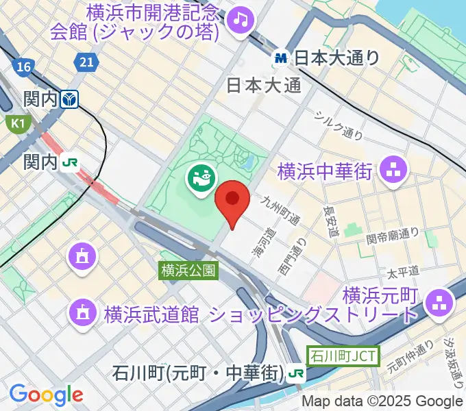 横浜セブンスアベニューの地図