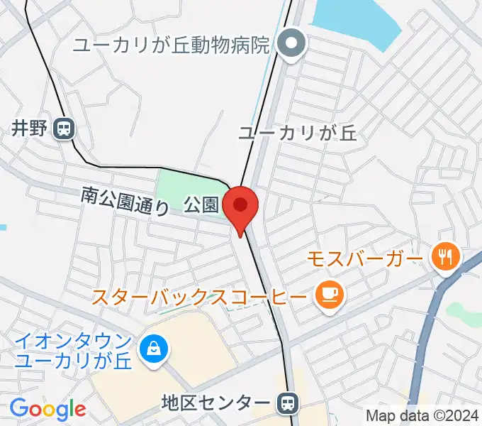 ユーカリが丘ヴァンガードの地図