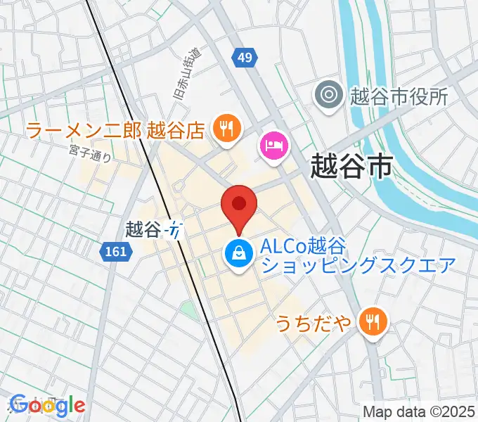 [移転]越谷アビーロードの地図