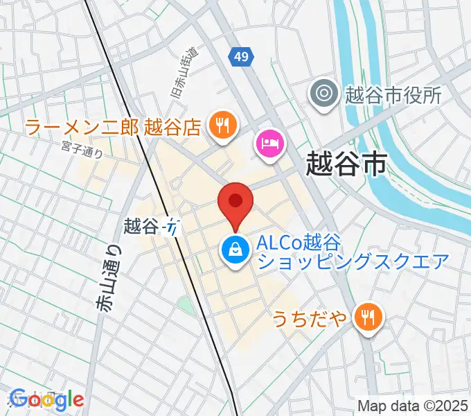 [移転]越谷アビーロードの地図