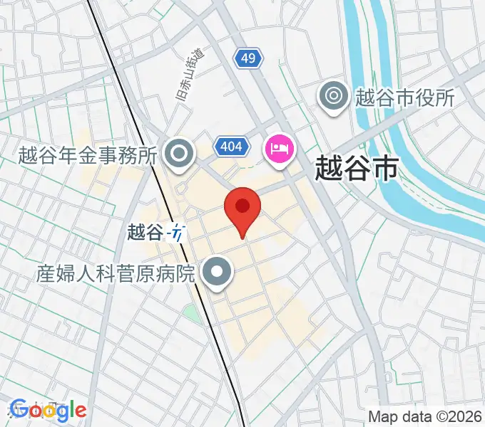 [移転]越谷アビーロードの地図