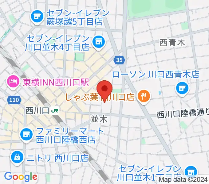 西川口Heartsの地図