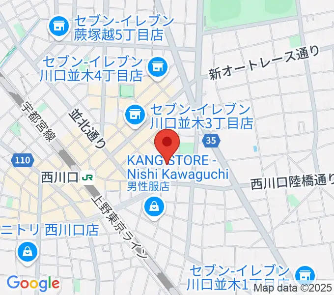 西川口Heartsの地図