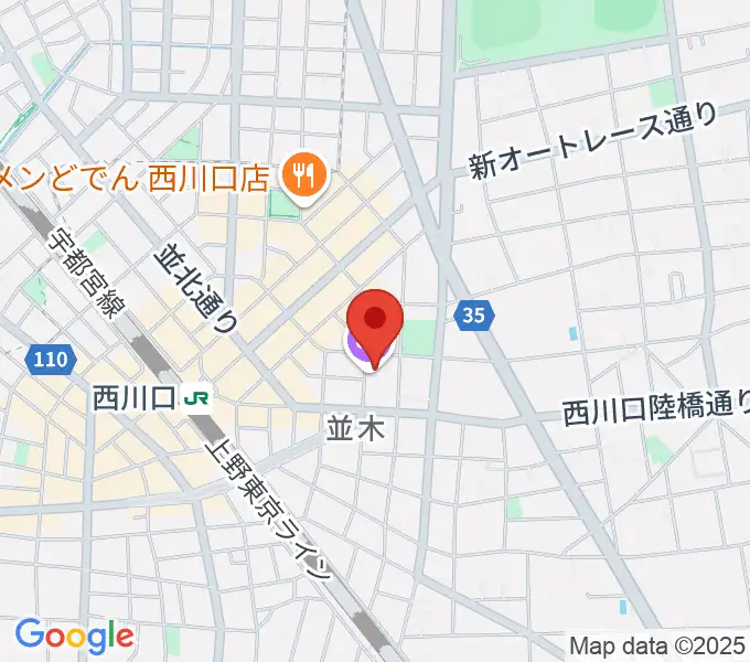 西川口Heartsの地図
