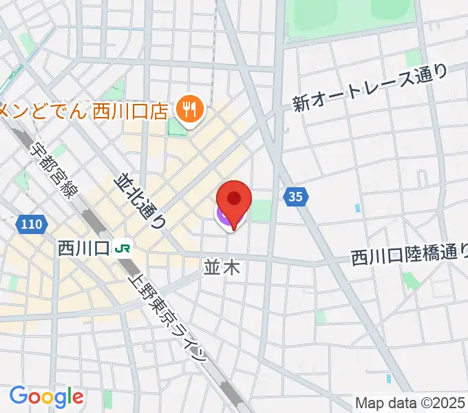 西川口Heartsの地図