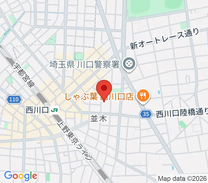 西川口Heartsの地図