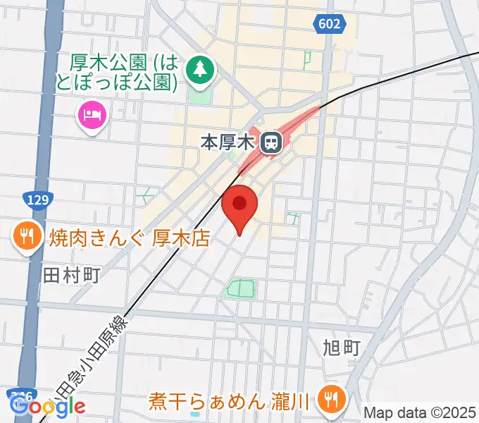 サンダースネイクアツギの地図