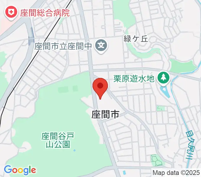 ハーモニーホール座間の地図