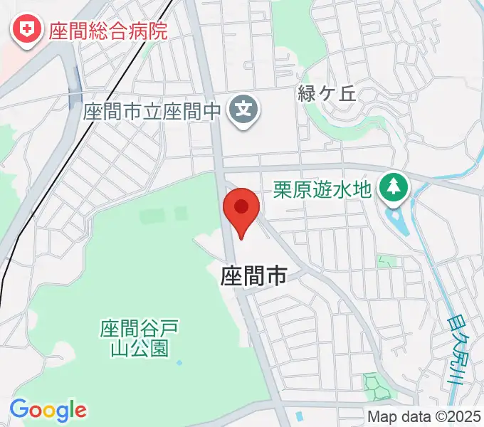 ハーモニーホール座間の地図