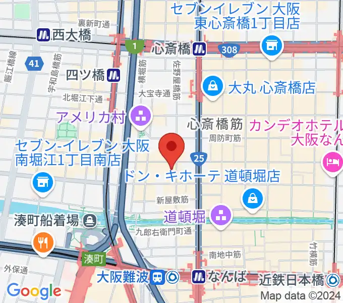 Bar菩南座（ぼなんざ）の地図