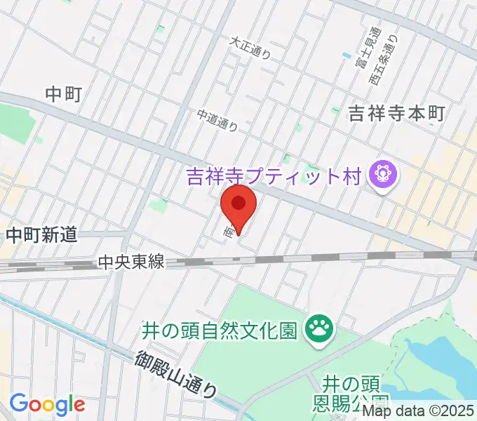 吉祥寺 江戸前レコーディングスの地図