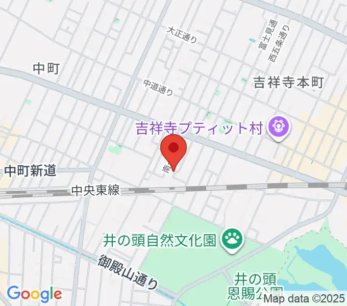 吉祥寺 江戸前レコーディングスの地図