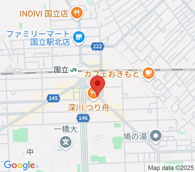 ハーバーライトの地図