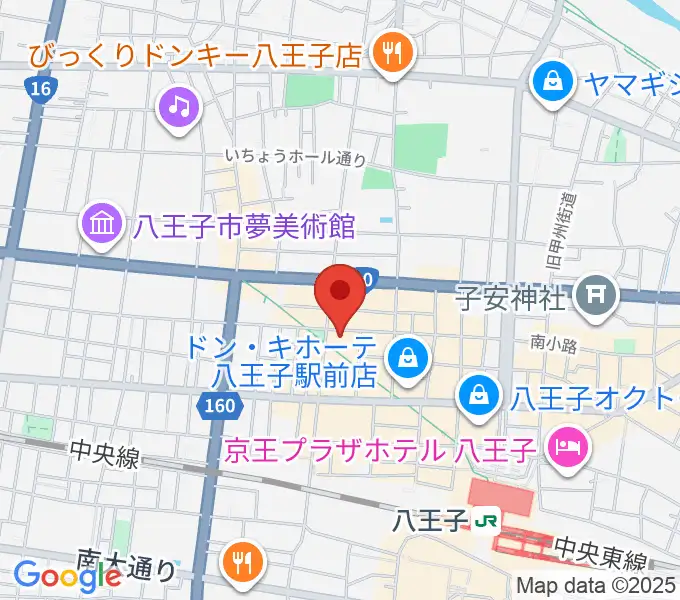 びー玉の地図
