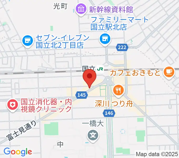 国立NO TRUNKSの地図